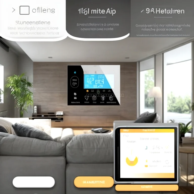 Thermostat HeatLogicAI affichant la gestion intelligente des zones